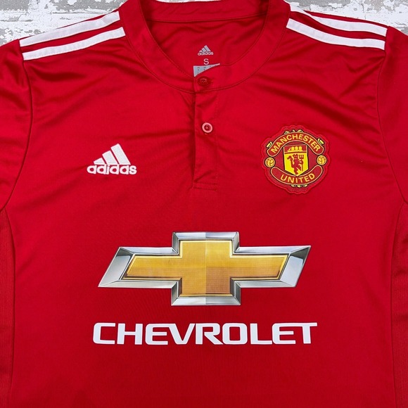 Manchester United Jersey Men Small Home Football Shirt 2017 2018 Adidas #71 - Picture 4 of 14